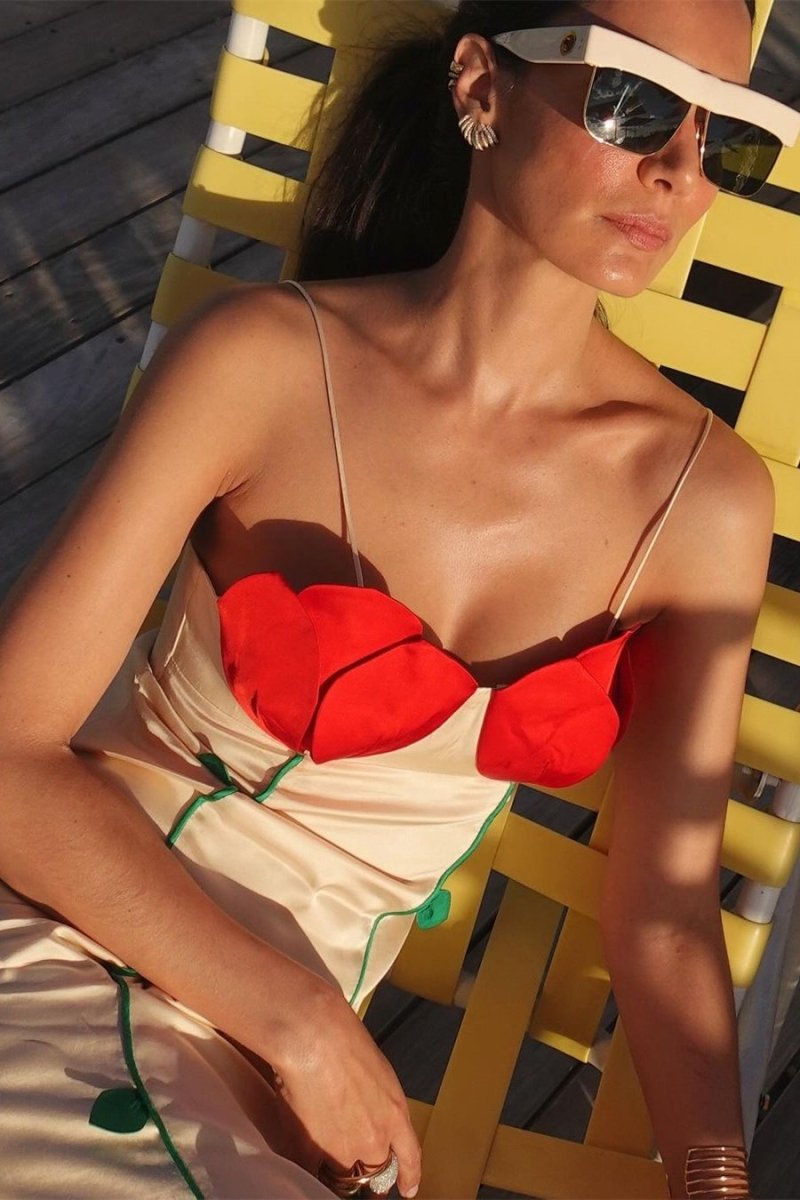 Brisena | Elegante maxi-jurk voor dames – avondjurk met hoge split