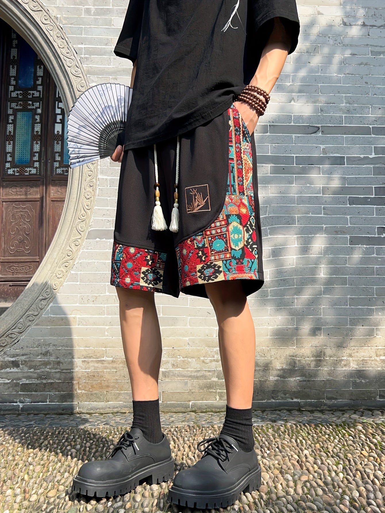 Kaelorn | Retro zomershort voor heren – casual streetwear trendy shorts, relaxed fit