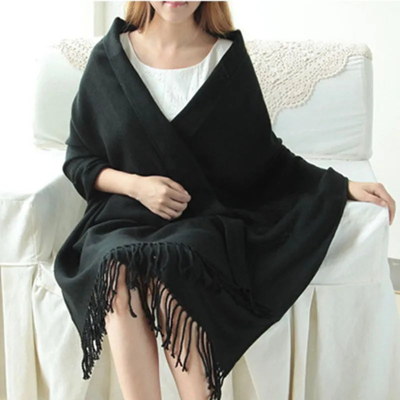 Velvique | Premium Kasjmier Sjaal - Ultra-Zachte Thermische Sjaal voor Vrouwen, Elegant Winter Accessoire