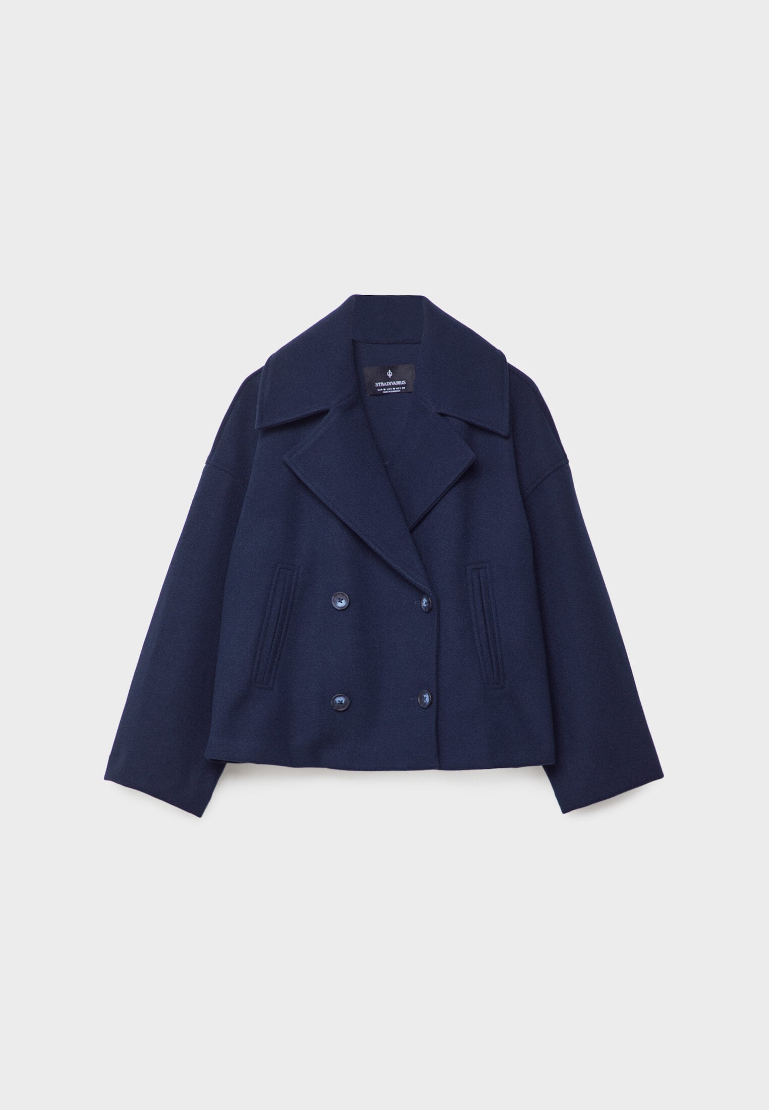 Serelle | Manteau court pour femme à double boutonnage – Vêtement d'extérieur décontracté et élégant, design classique