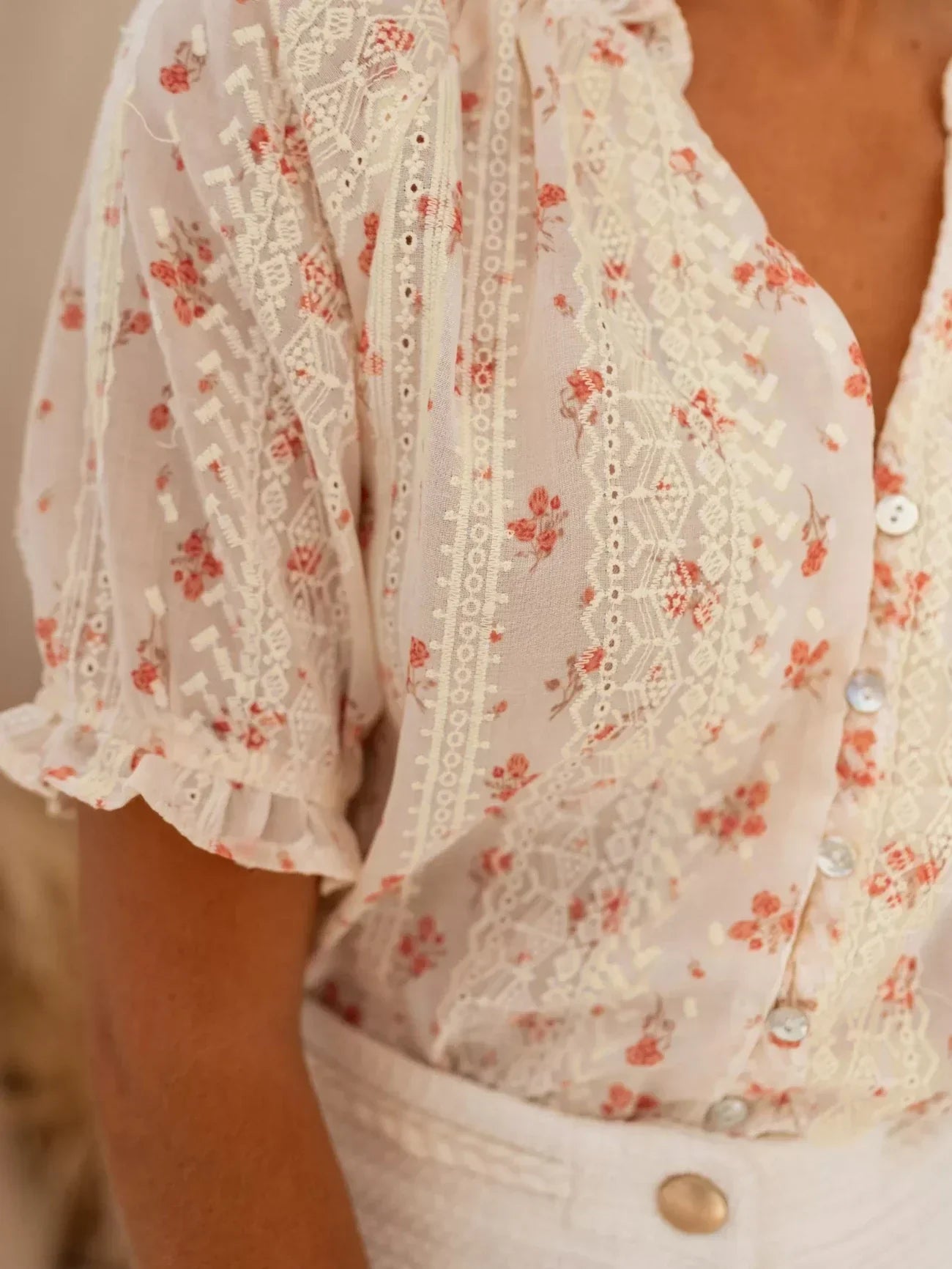 Rirelyn | Zomerse bloemenblouse voor dames – Lichte, casual en elegante top