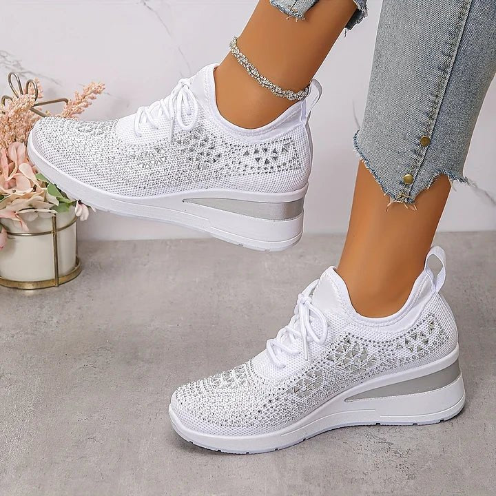 Jolivra | Dames Ergonomische Comfortsneakers – Lichtgewicht Ademend Trainingsschoenen