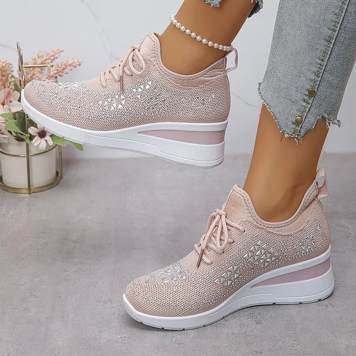 Jolivra | Dames Ergonomische Comfortsneakers – Lichtgewicht Ademend Trainingsschoenen
