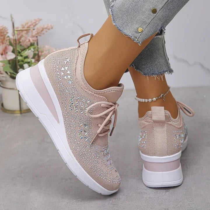 Jolivra | Dames Ergonomische Comfortsneakers – Lichtgewicht Ademend Trainingsschoenen