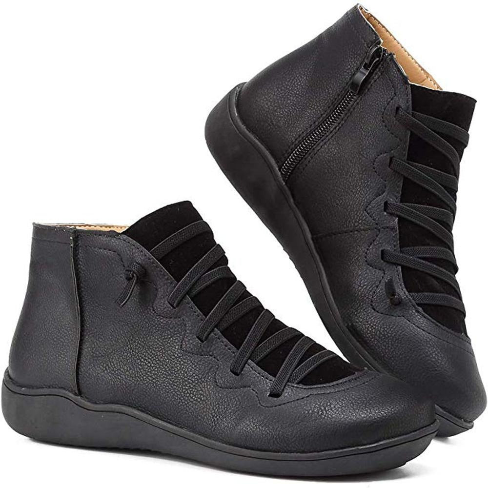 Velessa | Bottines orthopédiques en cuir pour femmes - Confort optimal, soutien plantaire