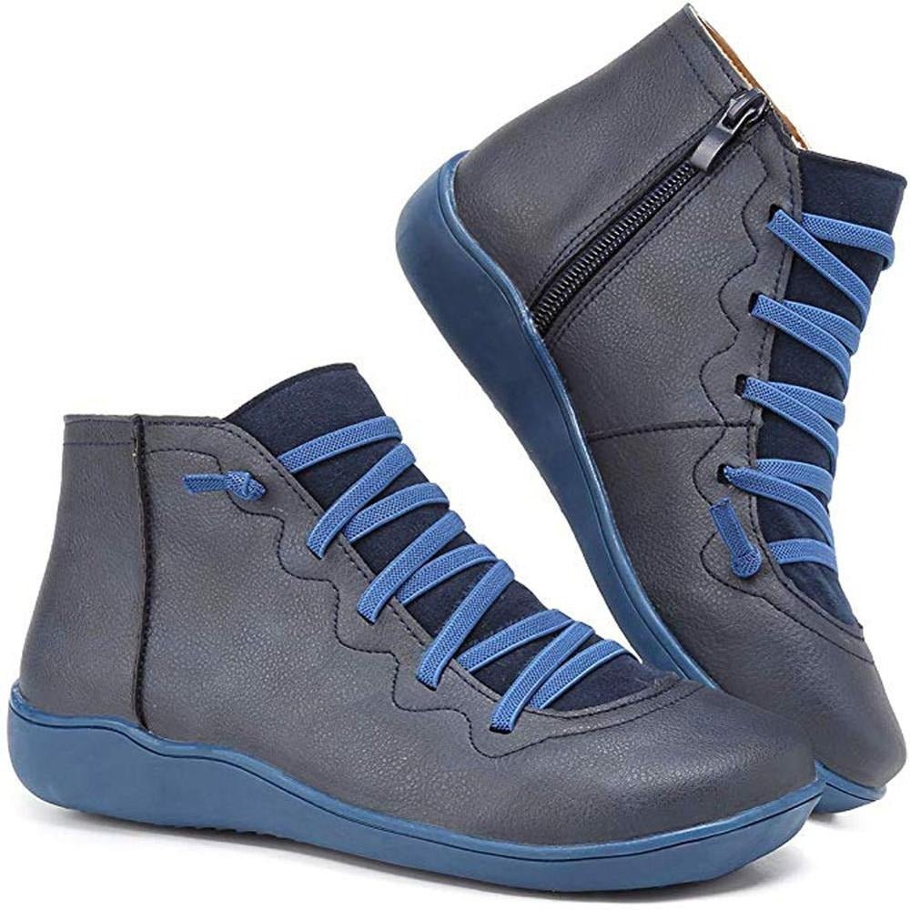 Velessa | Bottines orthopédiques en cuir pour femmes - Confort optimal, soutien plantaire