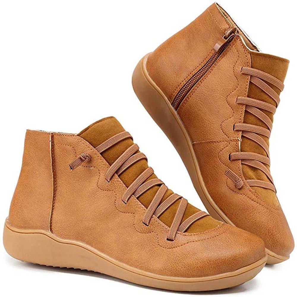Velessa | Bottines orthopédiques en cuir pour femmes - Confort optimal, soutien plantaire