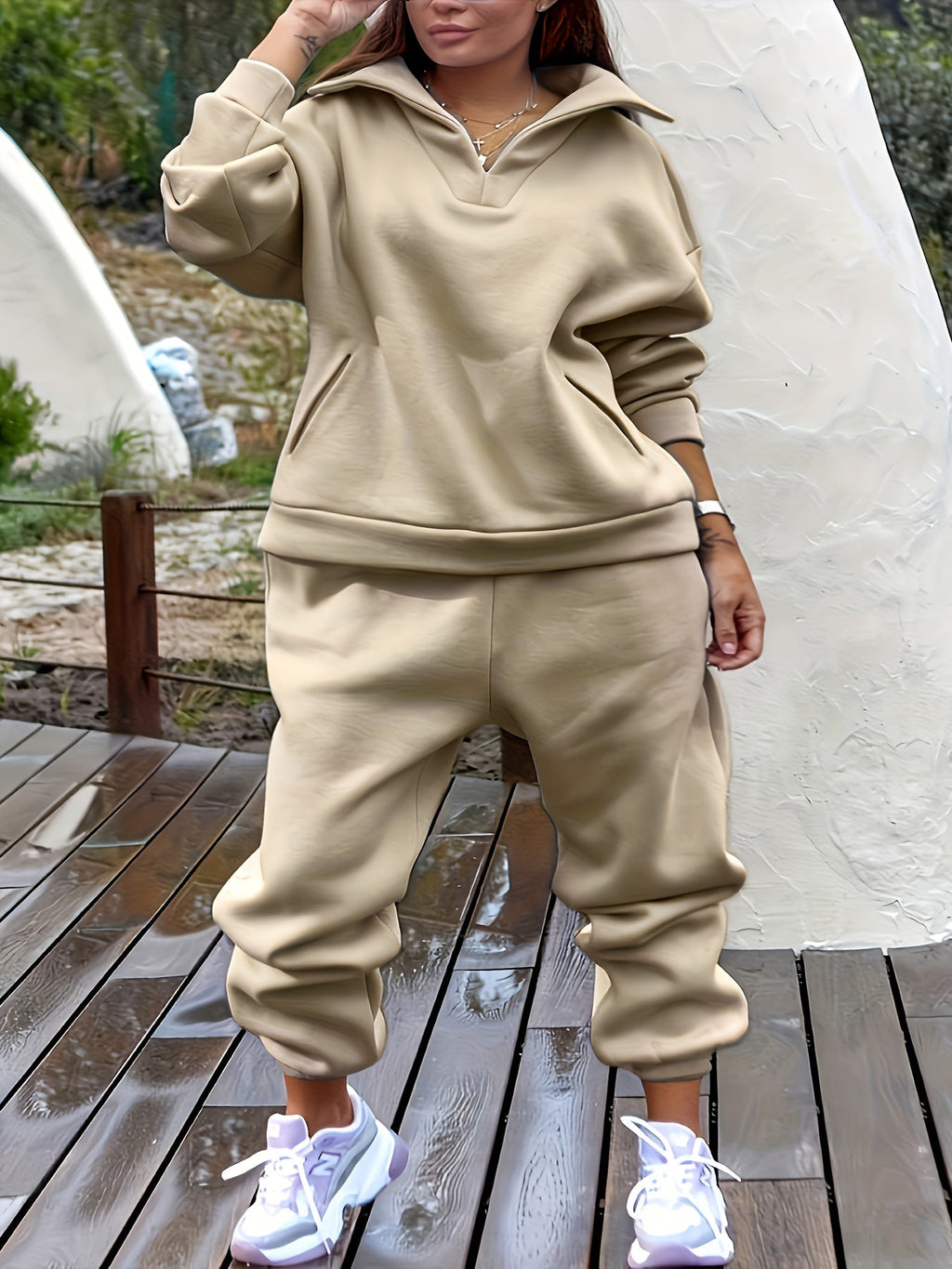 Zivelle | Plus Size Loungewear Set – Relaxed Fit, Dagelijks Comfort