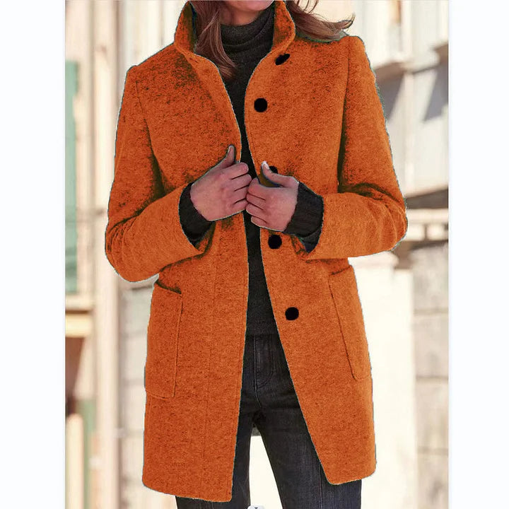 Brisendra | Manteau d'hiver chaud pour femme – Vêtement d'extérieur classique, long et élégant pour les temps froids