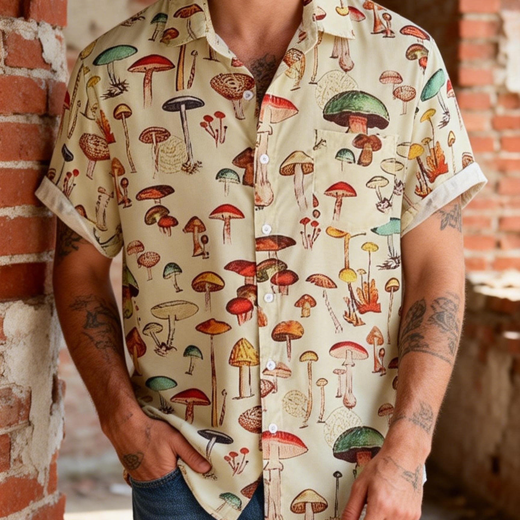 Bryxen | Hawaïaanse poloshirt voor heren – Casual zomerse streetwear
