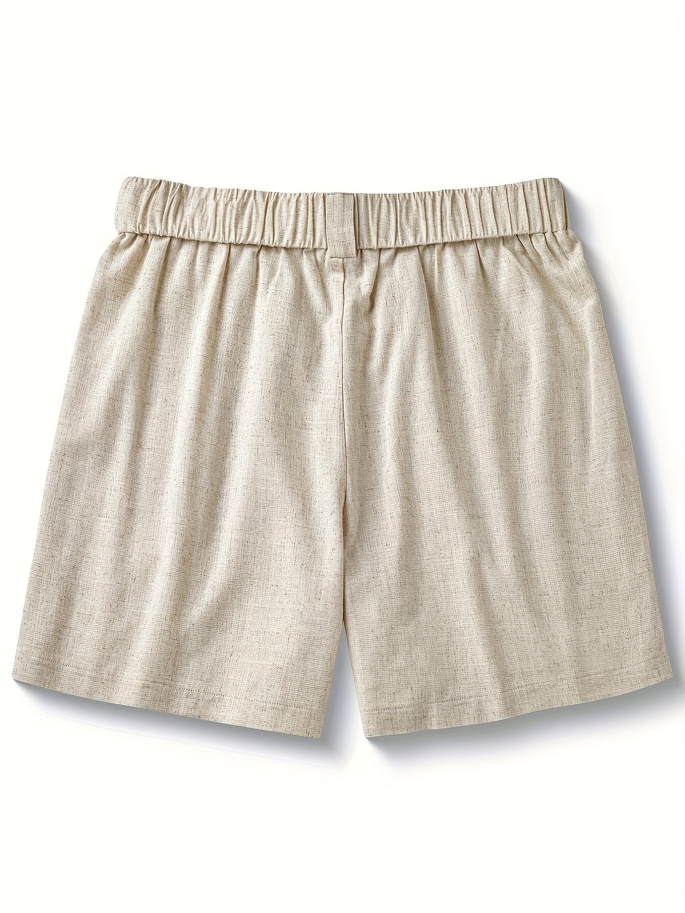 Olan | Bamboe-linnen korte broek voor heren – Lichtgewicht zomerse korte broek met structuur