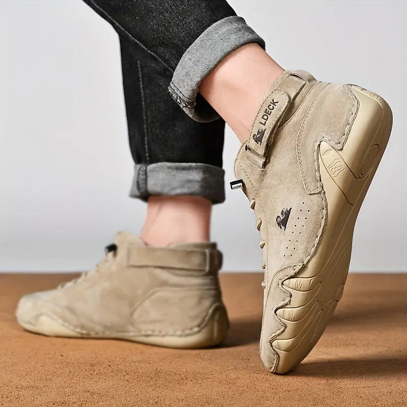Bootrek | Bottines en daim pour homme – Bottines décontractées et élégantes avec une semelle résistante et antidérapante