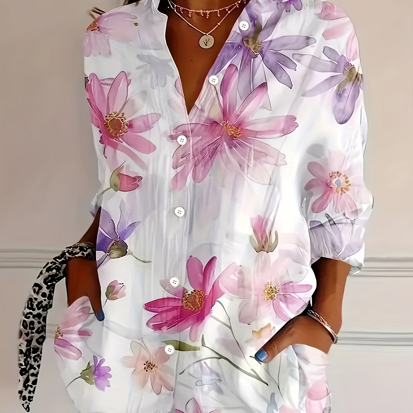 Miy | Damesmode: lente-zomerblouse – casual, lichtgewicht shirt met korte mouwen
