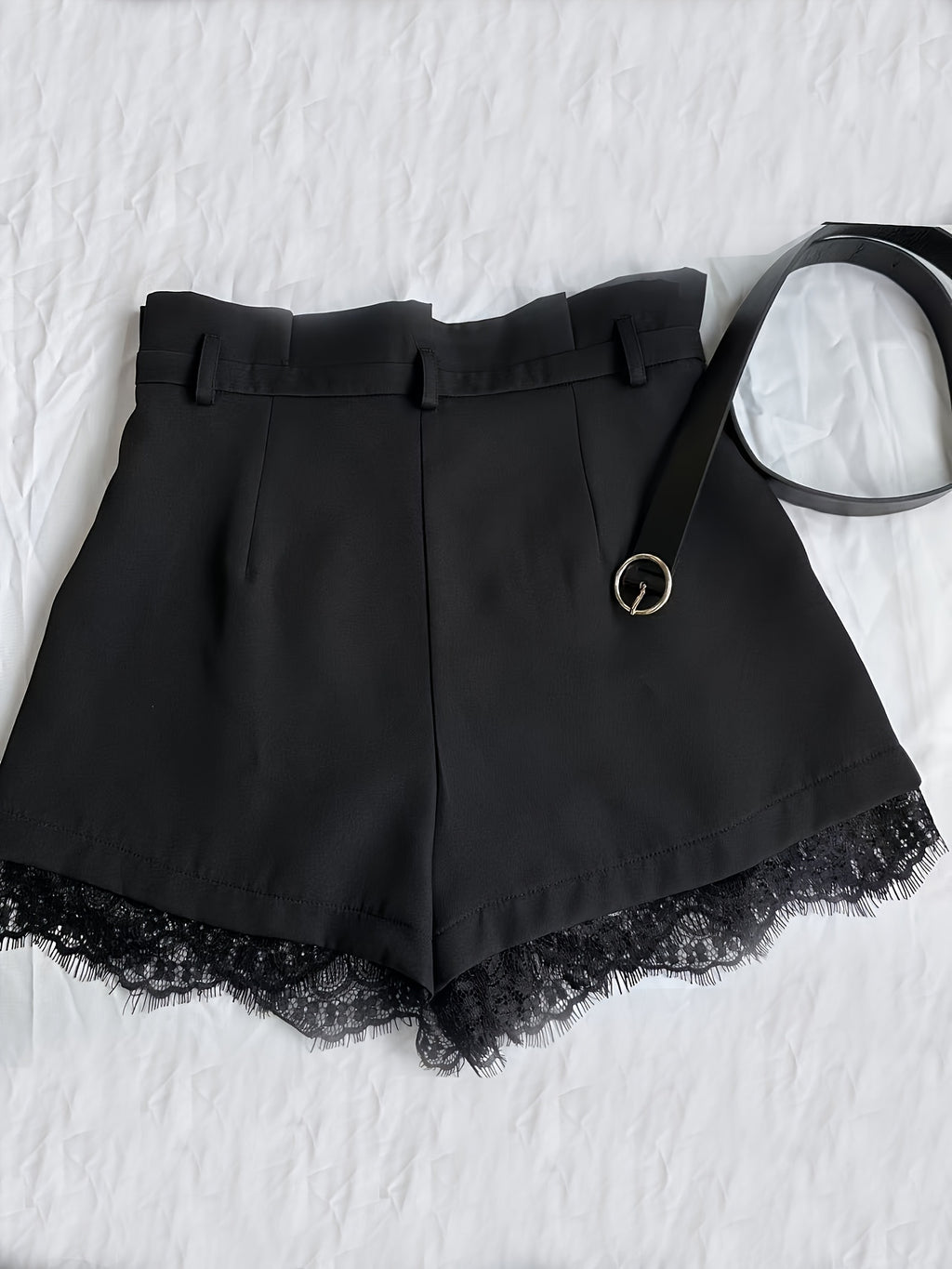 Ziah | Chique kanten short voor dames – Elegante, casual zomerkleding met hoge taille