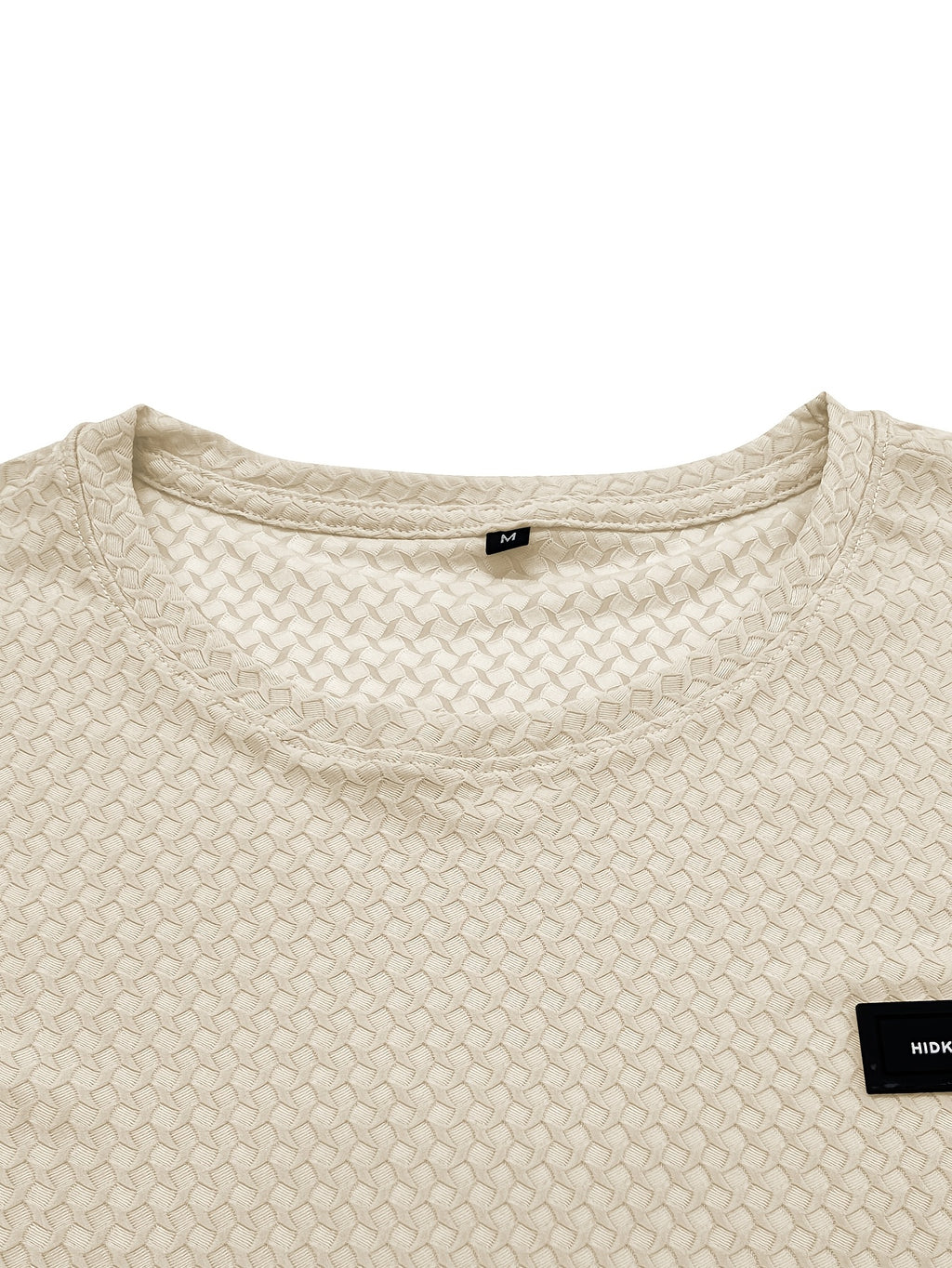 Gavi |Heren ademend sport T-shirt – geruit stretch shirt met korte mouwen