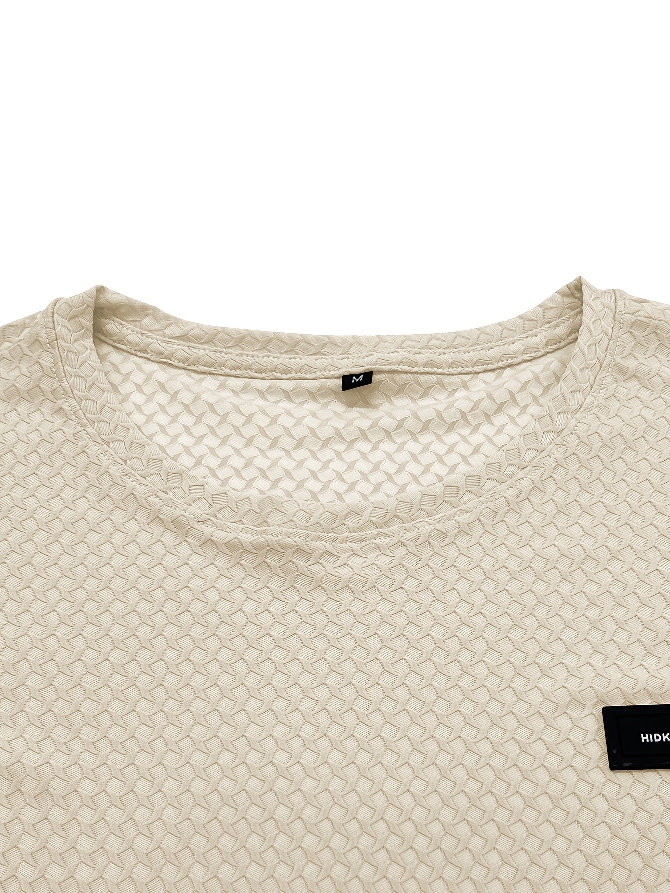 Gavi |Heren ademend sport T-shirt – geruit stretch shirt met korte mouwen