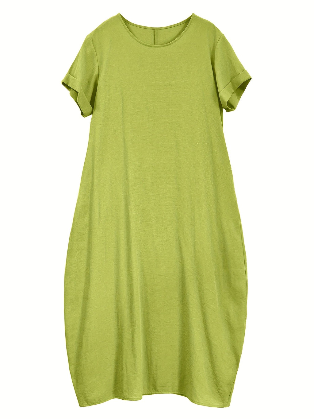 Falyth | Breezy Pocket Midi-jurk – Losse casual zomerjurk voor dames