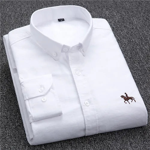 Rysand | Premium klassieke polo voor heren – Slim fit met lange mouwen, casual en gekleed