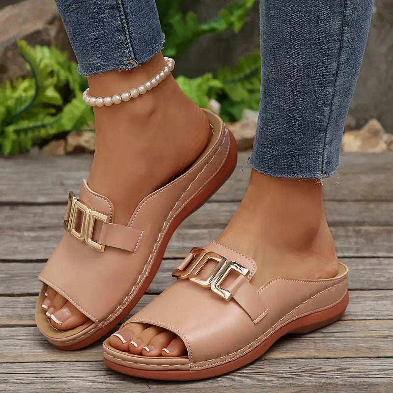 Zafirae | Dames Elegante Wedgesandalen – Stijlvol platformdesign