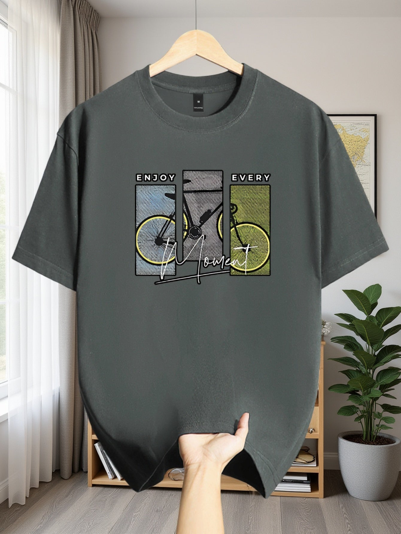 Teyron | Heren Zwaar Katoenen T-shirt 200g – Korte Mouwen, Ronde Hals, Regular Fit