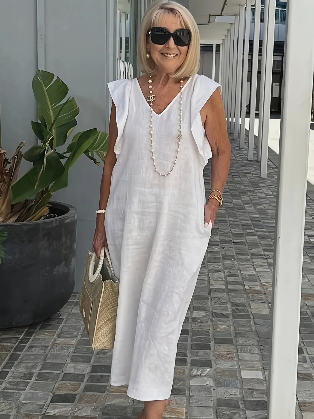 Rosaria | Zomerjurk voor dames – Chique, casual en elegante midi-jurk