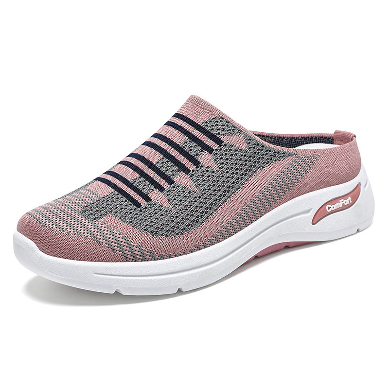 Nyraeth | Slip-on sneakers voor dames – Lichtgewicht, ademende schoenen van mesh, casual wandelsneakers
