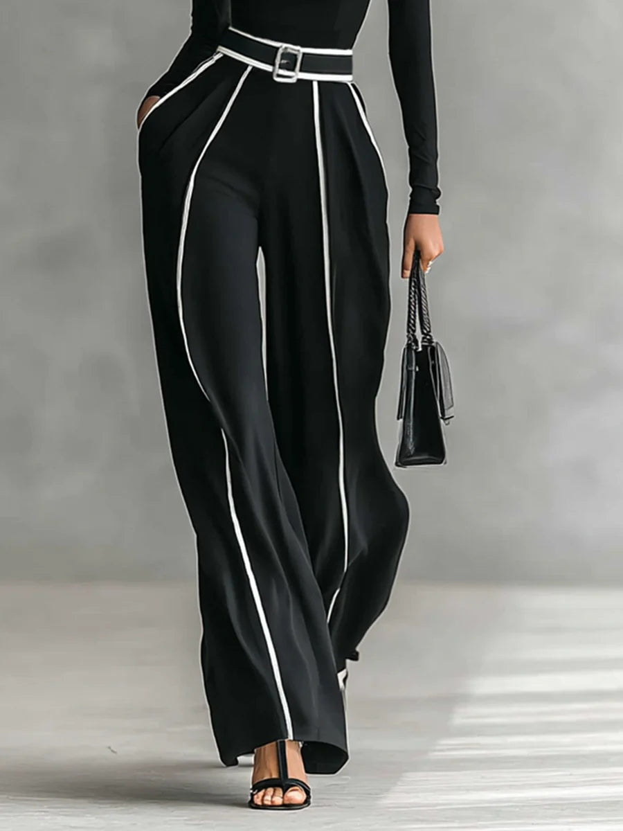 Eliraen | Dames Tweedelige Set – Top & Wijde Broek Outfit