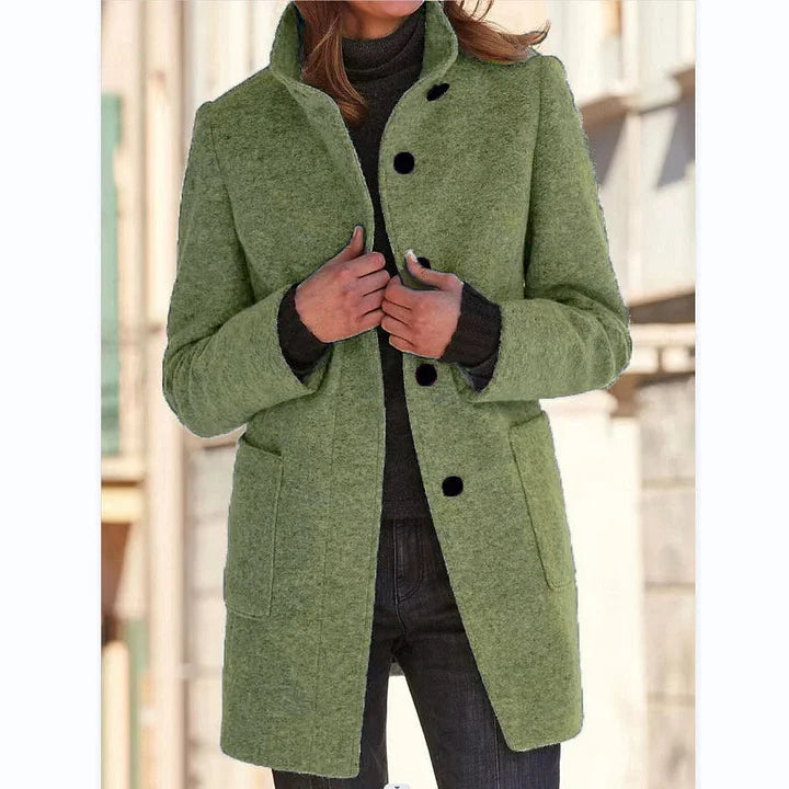 Brisendra | Manteau d'hiver chaud pour femme – Vêtement d'extérieur classique, long et élégant pour les temps froids