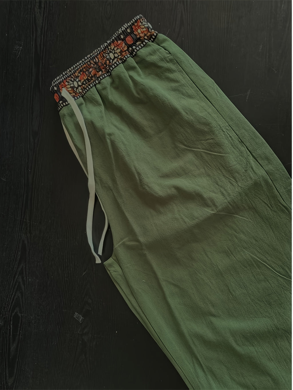 Eryas | Heren Casual Lange Broek met Trekkoord – Lichtgewicht, Voor Strand, Dagelijks Gebruik & Zomer