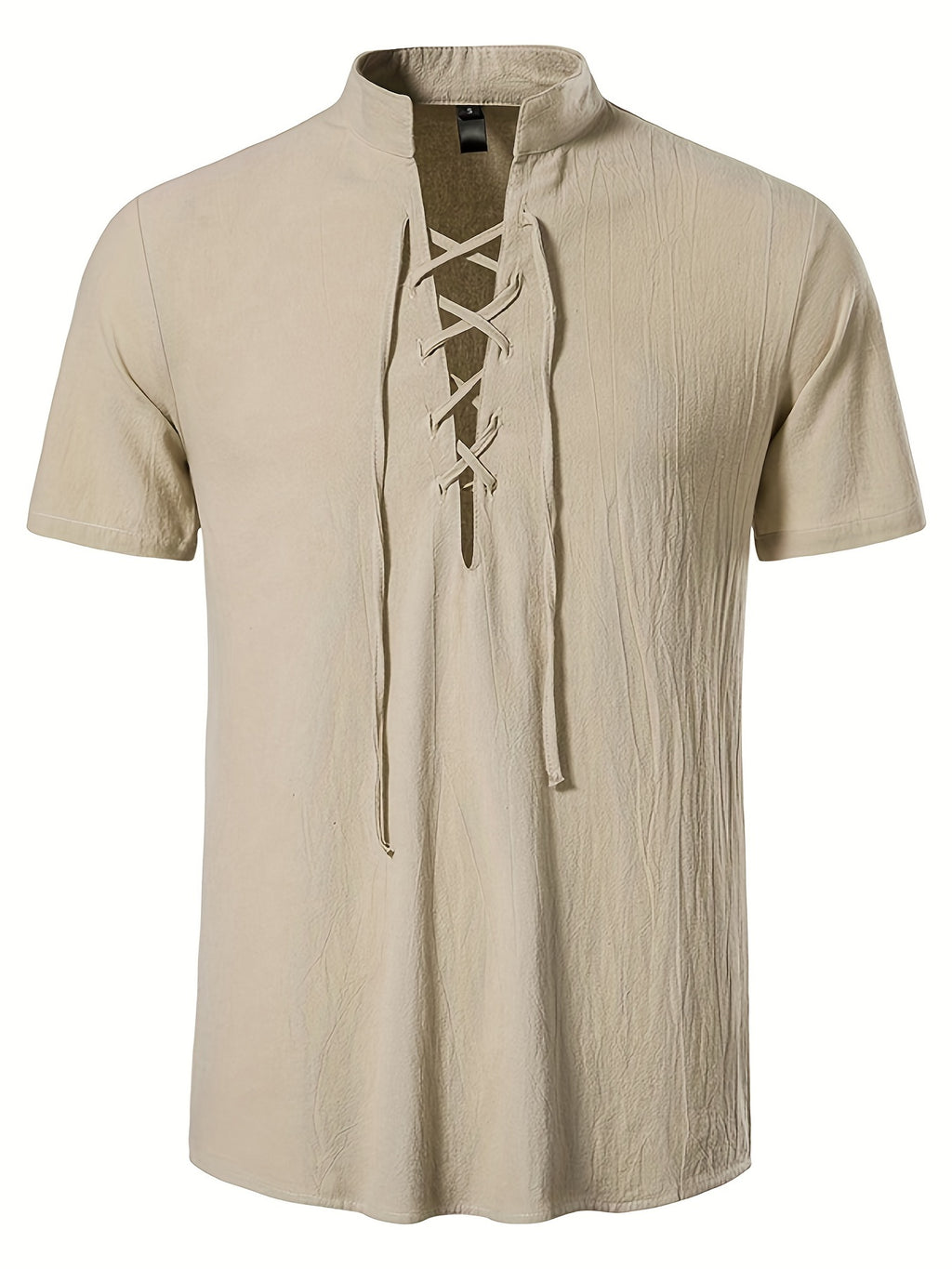 Varekion | Heren Casual Shirt met Korte Mouwen – Lichtgewicht Zomer Strandshirt