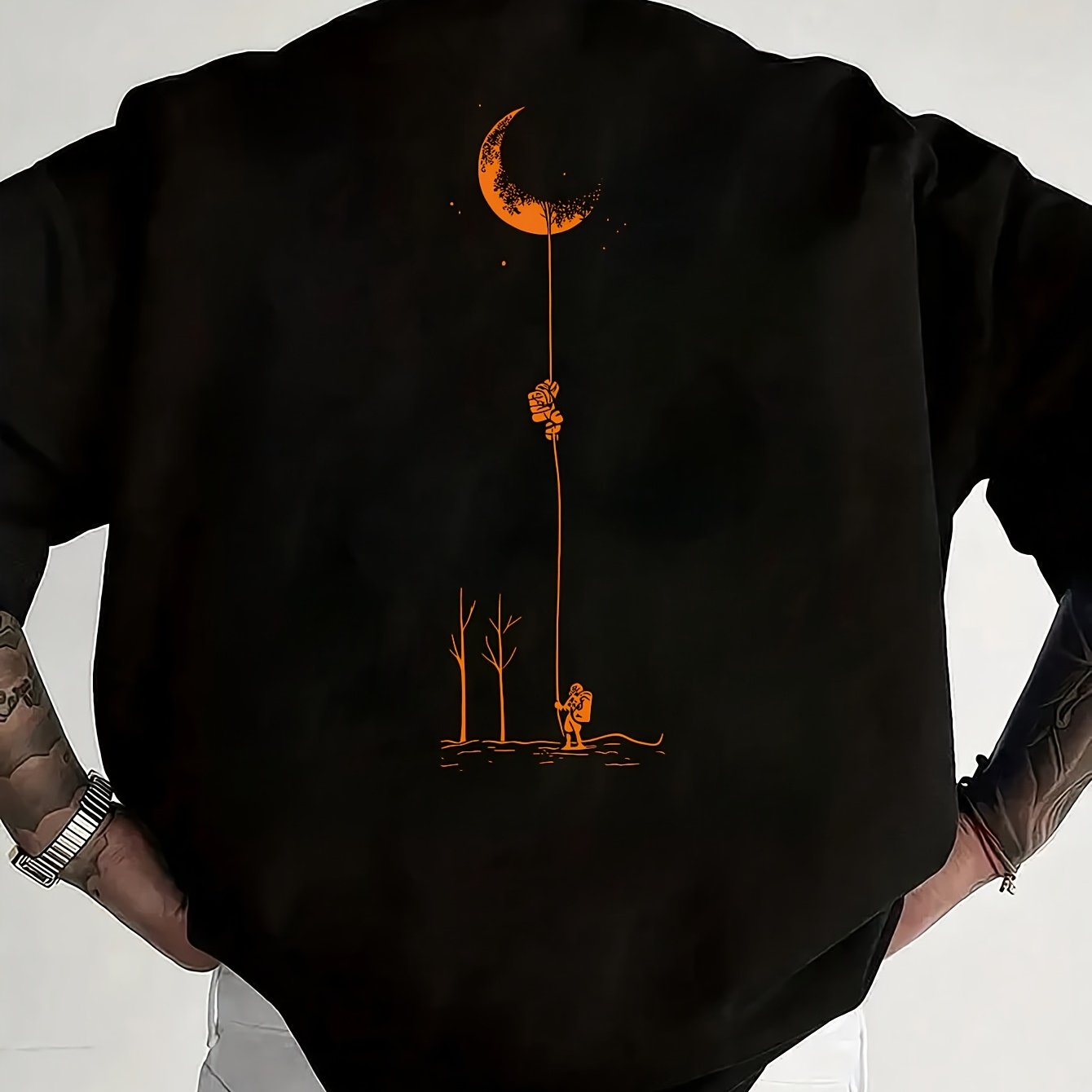 Elzor | Vintage T-shirt voor heren van 100% katoen – Casual zomers T-shirt met korte mouwen