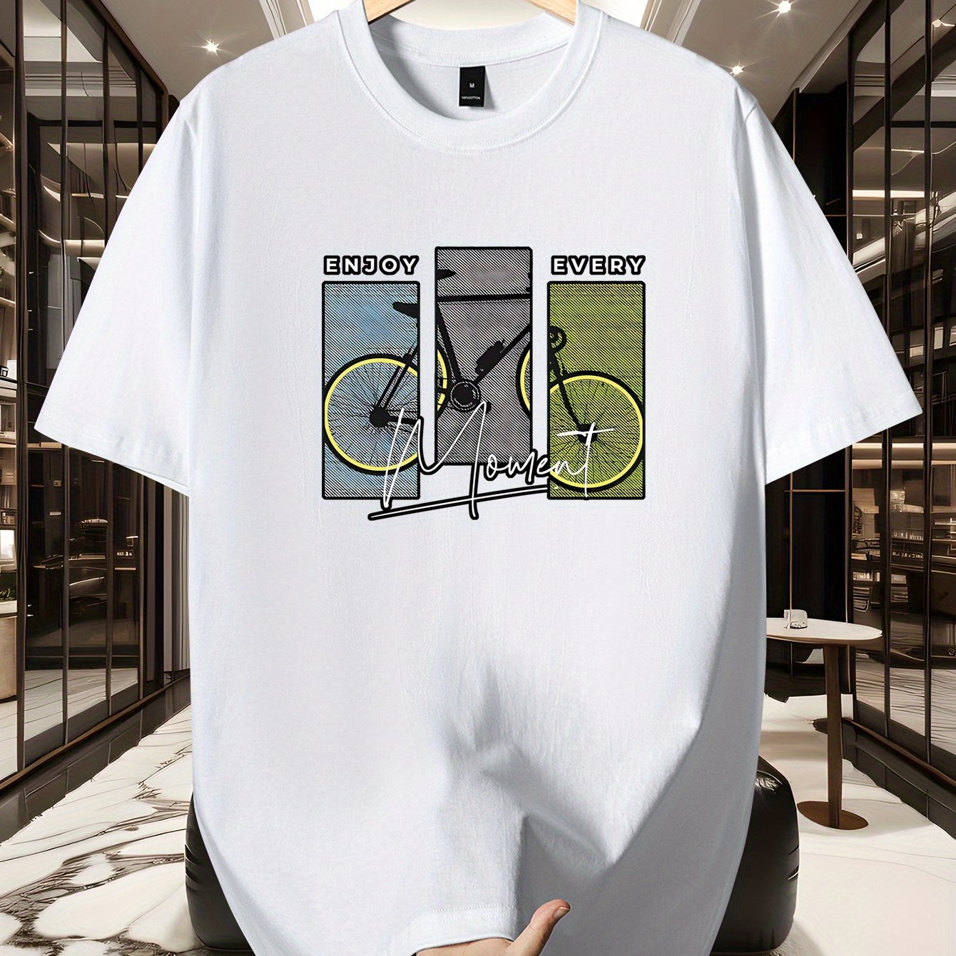 Teyron | Heren Zwaar Katoenen T-shirt 200g – Korte Mouwen, Ronde Hals, Regular Fit
