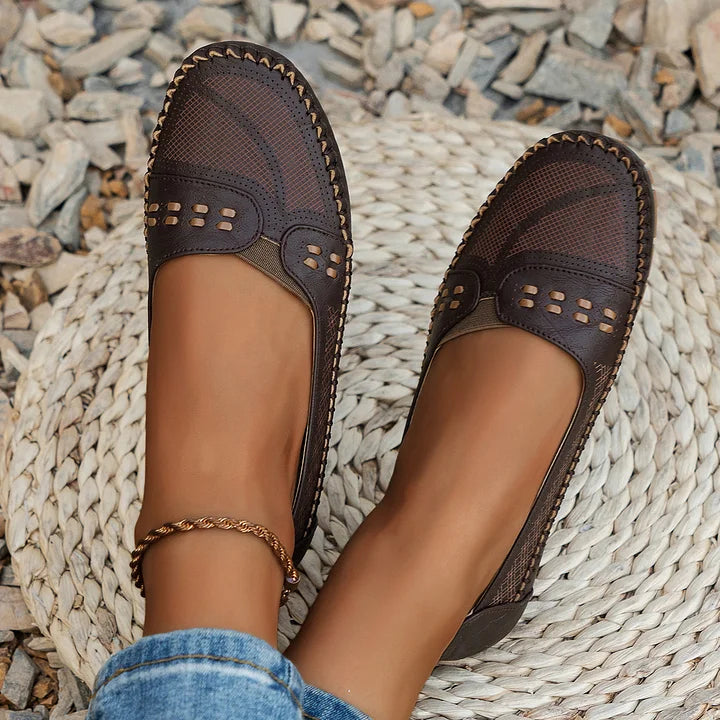 Trish | Mocassins orthopédiques confortables pour femmes - Soutien de la voûte plantaire, modèles à enfiler