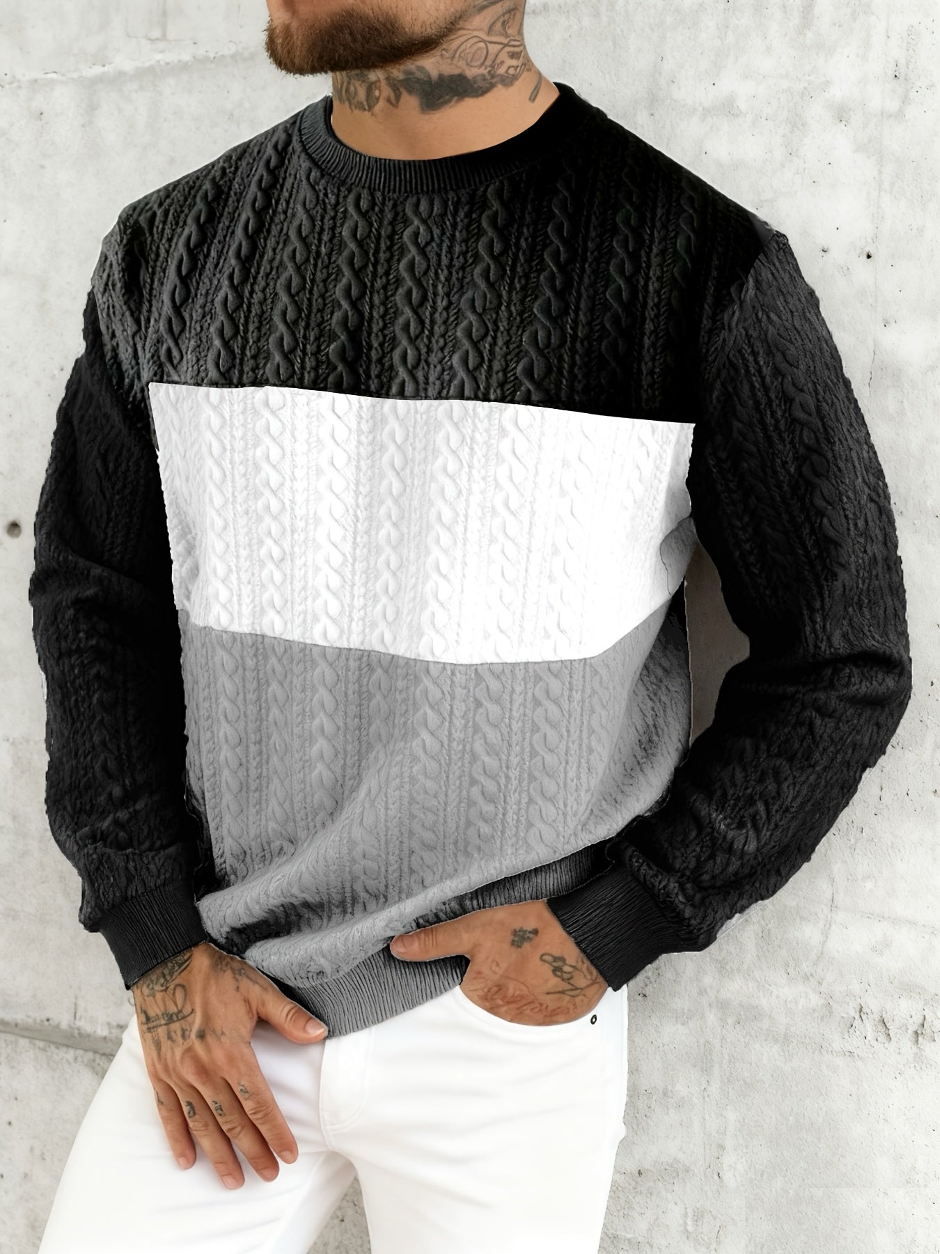 Azrickar | Heren Herfst Winter Sweatshirt – Casual Pullover