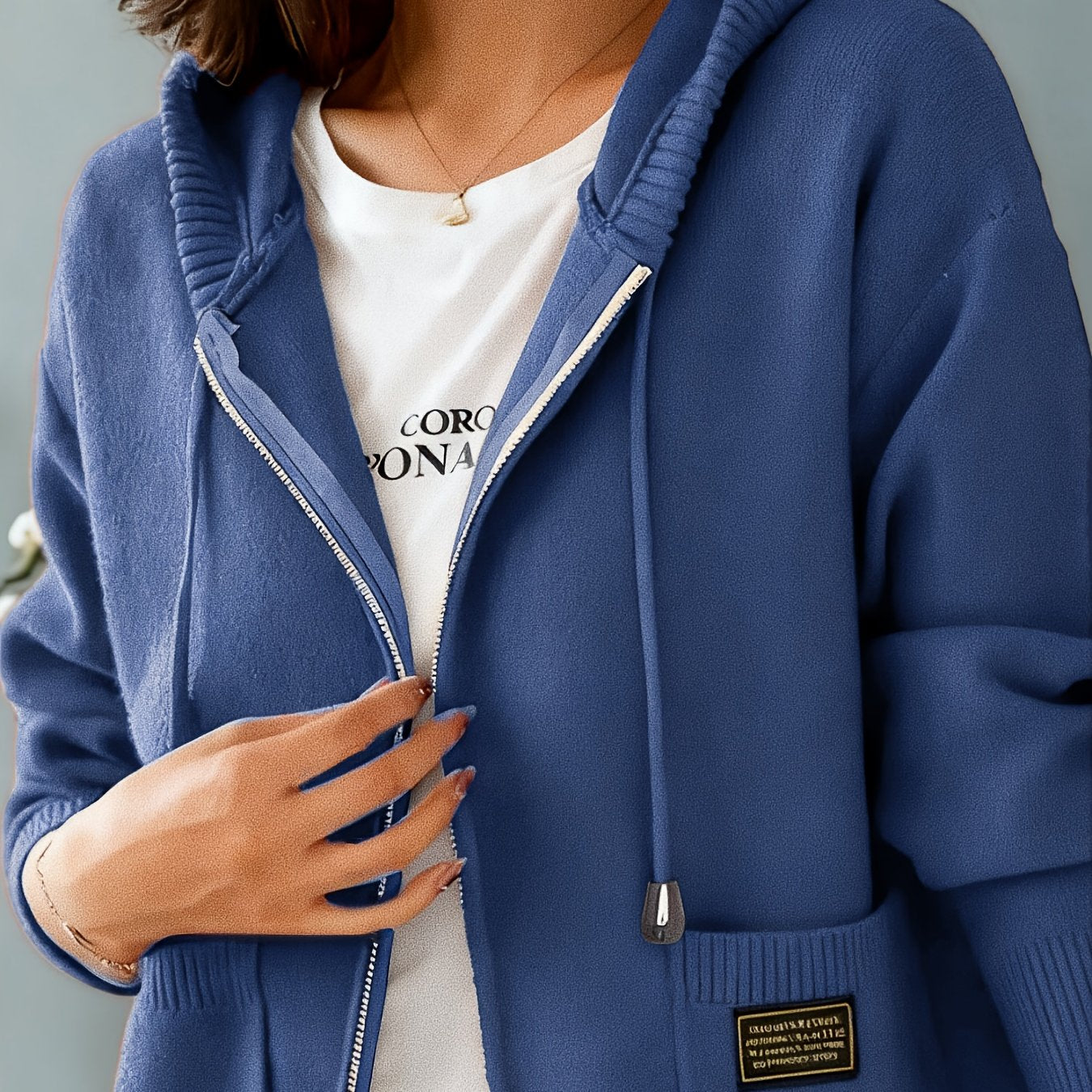 Adalira | Elegante damescardigan met capuchon – Lichtgewicht gebreid kledingstuk