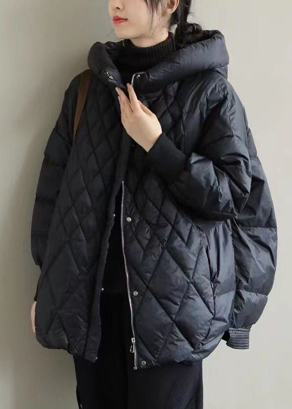 Herra | Veste femme en duvet de canard surdimensionné - Doudoune chaude et matelassée d'hiver, coupe-vent et déperlante