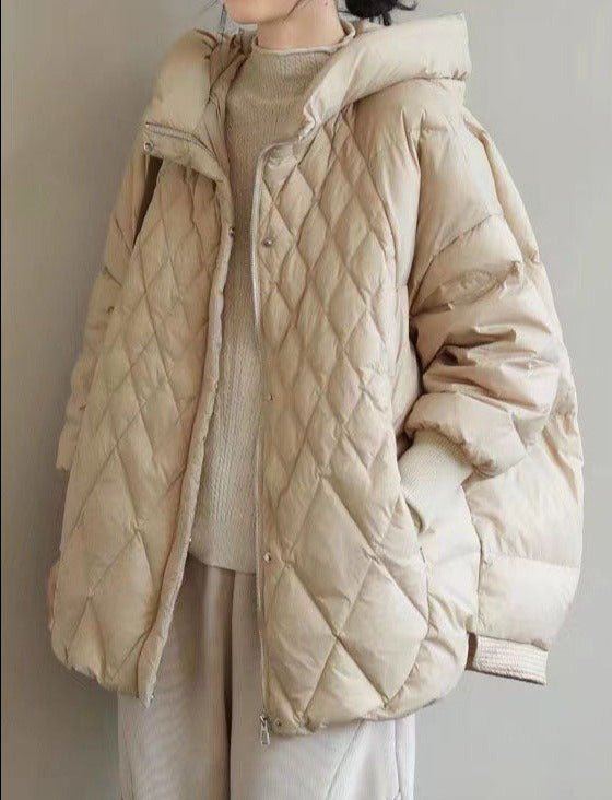 Herra | Damenjacke mit extra großer Entendaunenfüllung – Wattierte, warme Winterjacke, winddicht und wasserabweisend