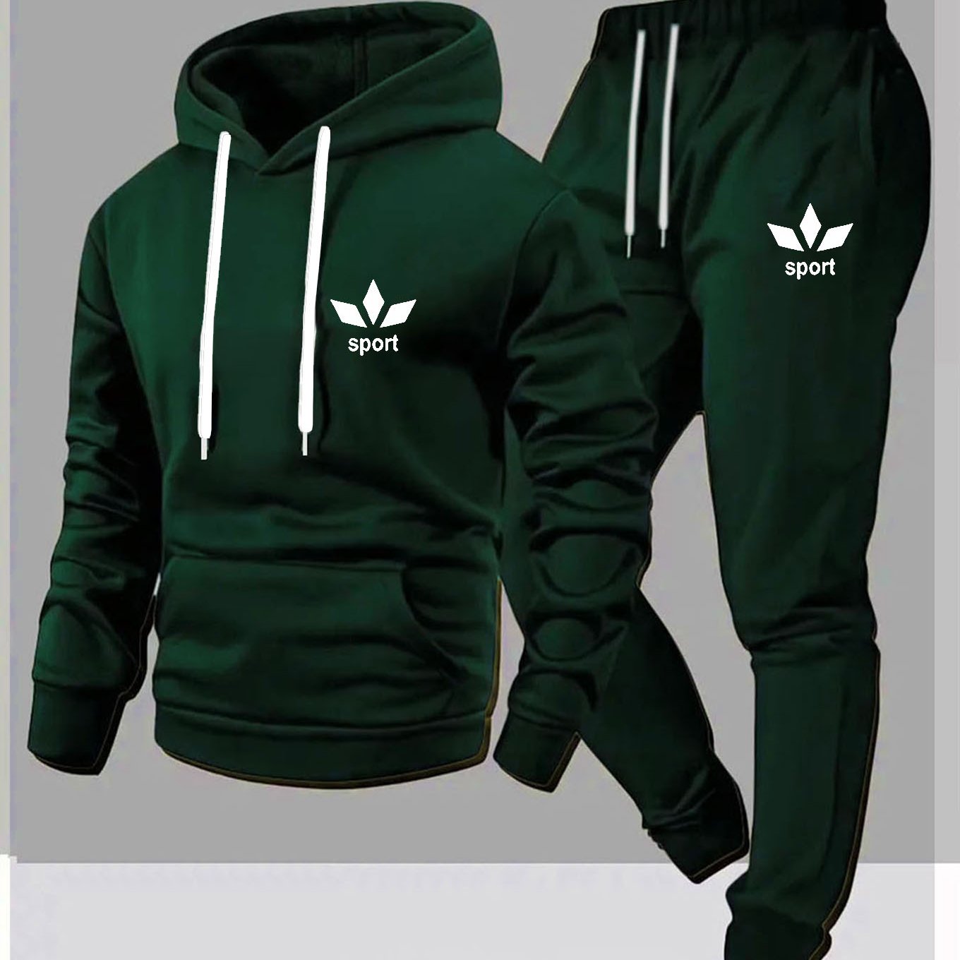 Bardon | Casual sport hoodie & joggingbroek set – Lichtgewicht joggingpak, comfortabele tweedelige outfit