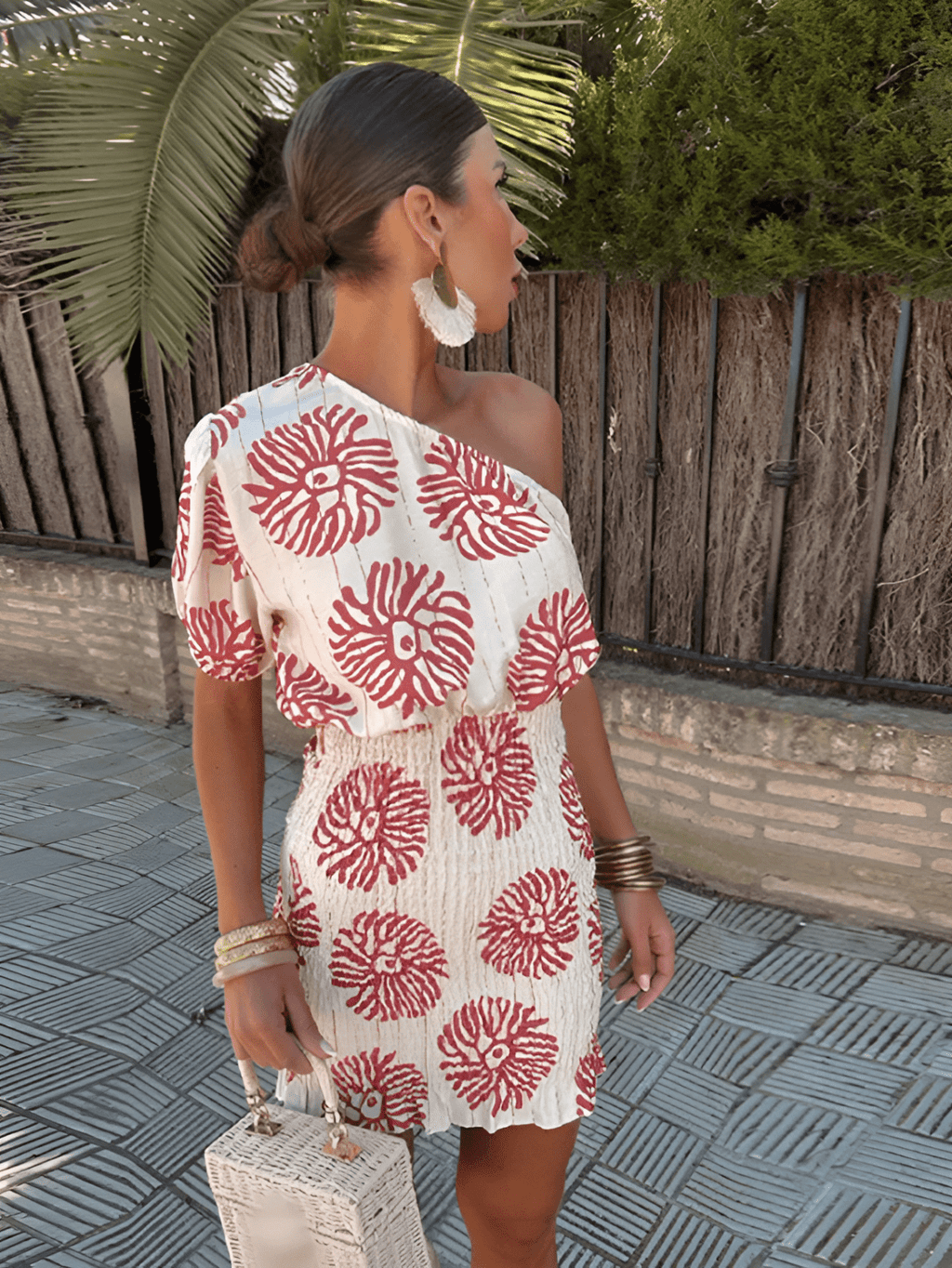 Nyara | Chic Zomer Mini Jurk met Gedurfde Prints – Stijlvolle Casual & Party Look voor Dames