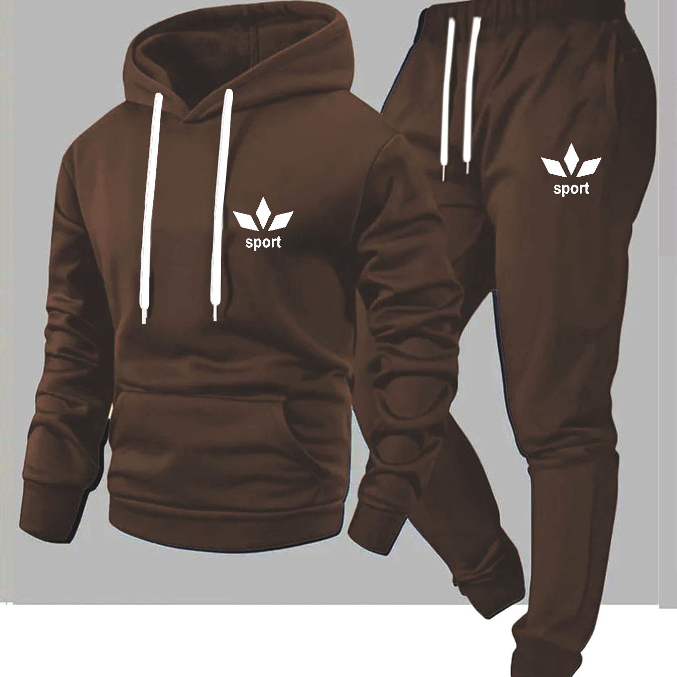 Bardon | Casual sport hoodie & joggingbroek set – Lichtgewicht joggingpak, comfortabele tweedelige outfit