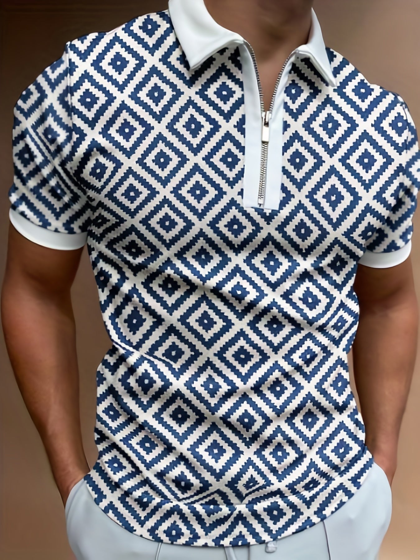 Elwood | Heren Casual Polo Shirt met Korte Mouw en Ritssluiting - Ademend, Stijlvol & Lichtgewicht