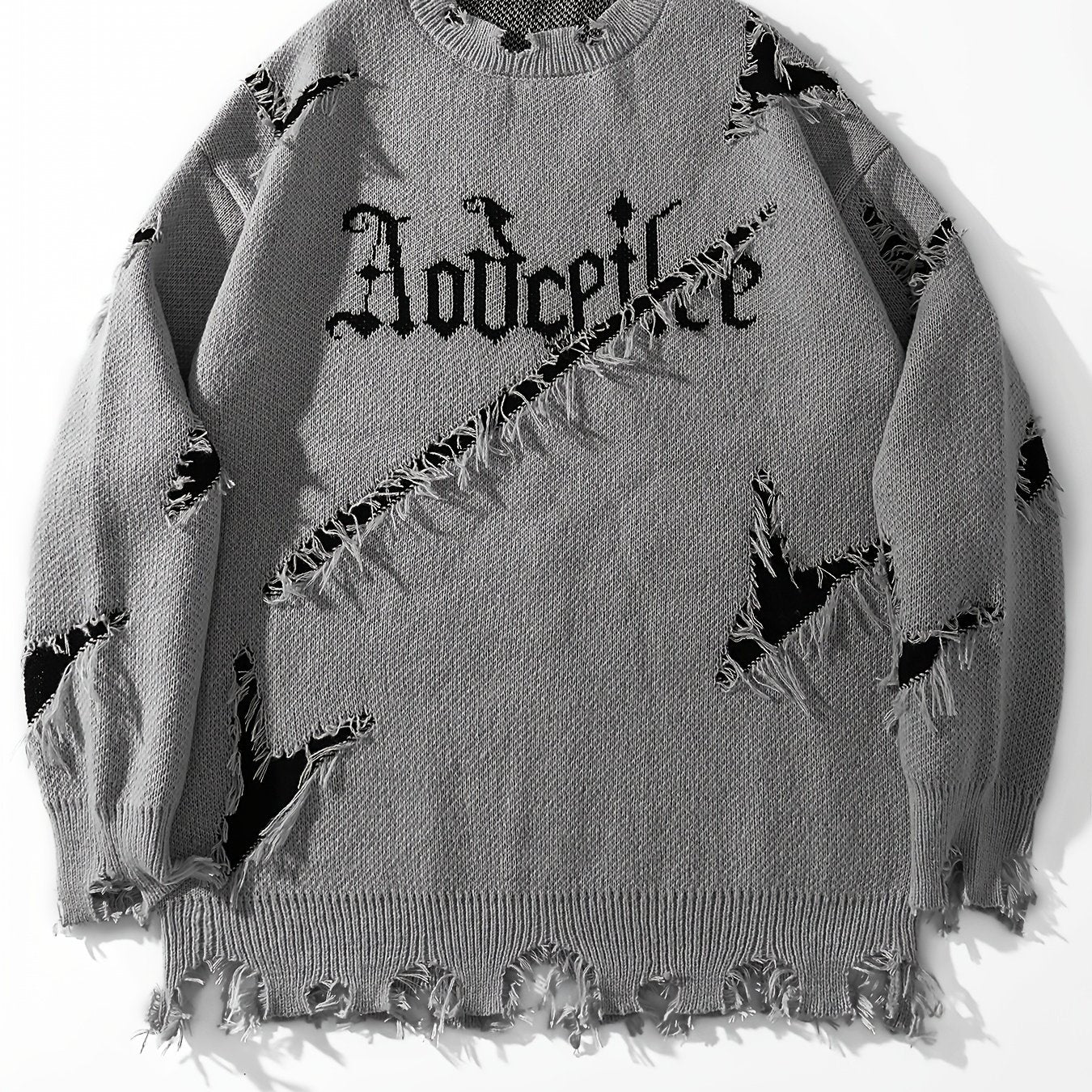 Liorix | Heren Casual Street Trui – Oversized Pasvorm Pullover met Verlaagde Schouders, Gebreid