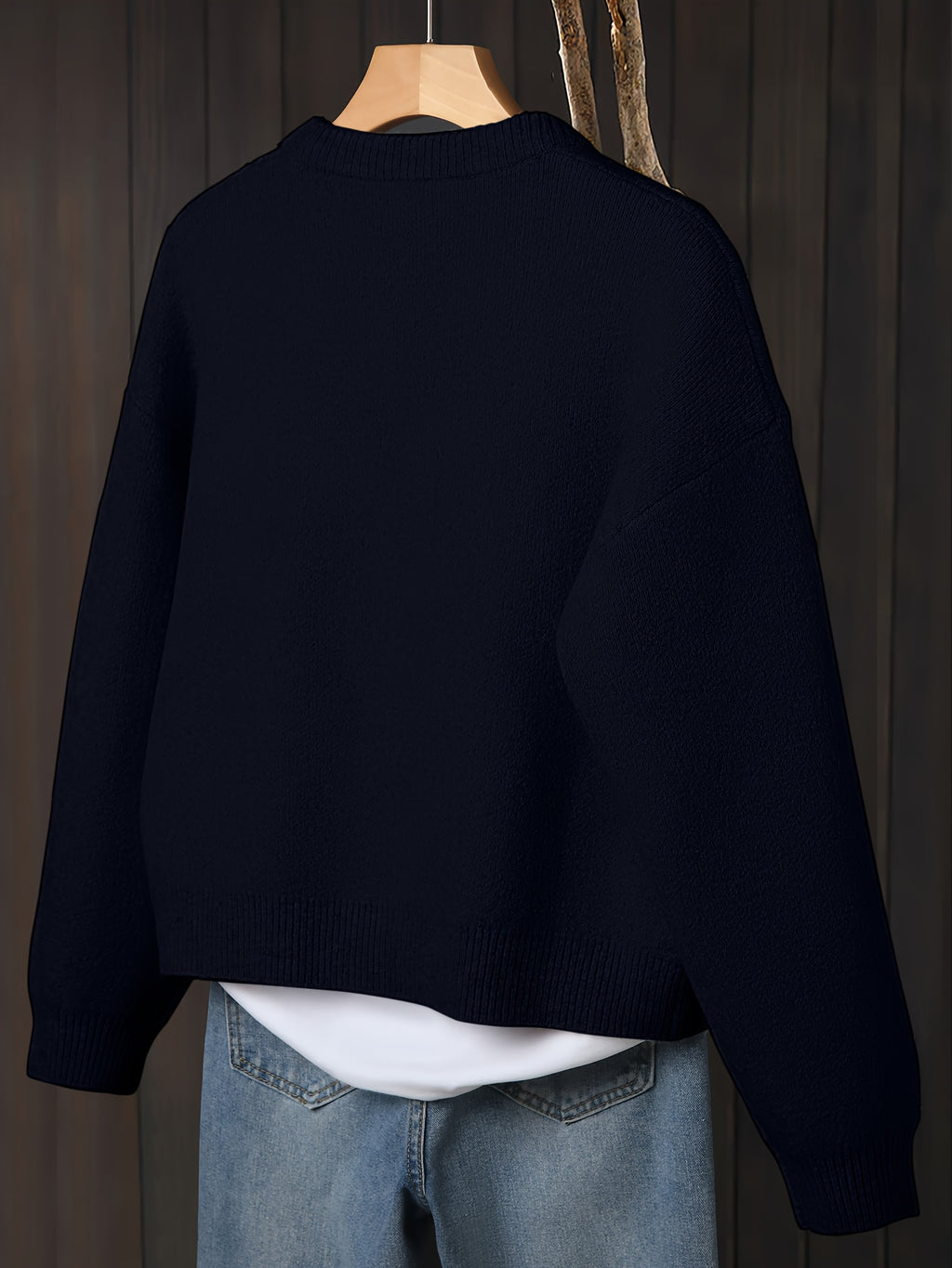 Myrrhith | Cardigan classique pour femme – Pull doux à manches longues et fermeture boutonnée, idéal pour l'automne/hiver