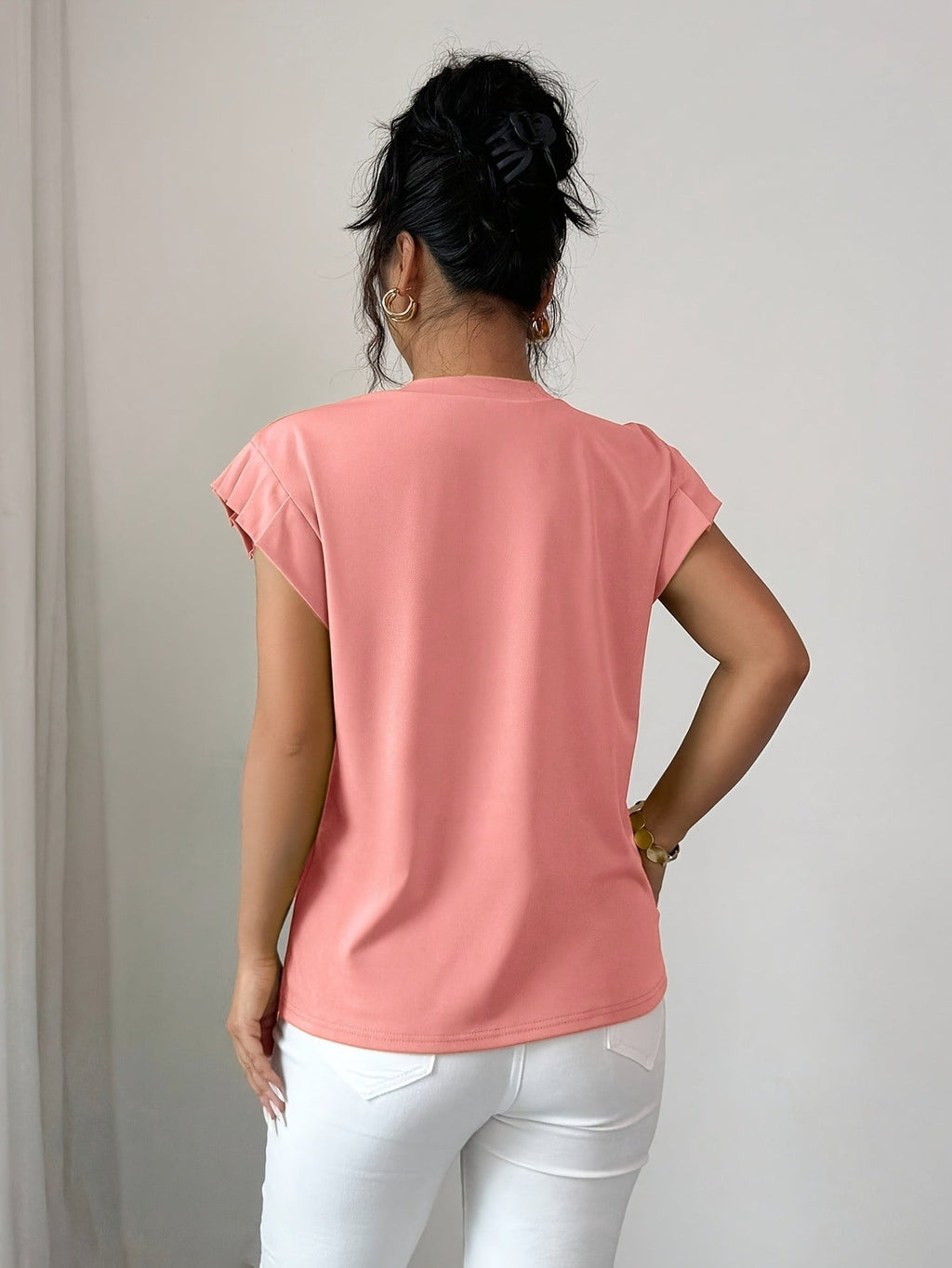 Cybelle | Mouwloze top met bloemenprint en contrasterende details voor dames - Casual, lichtgewicht zomert-shirt