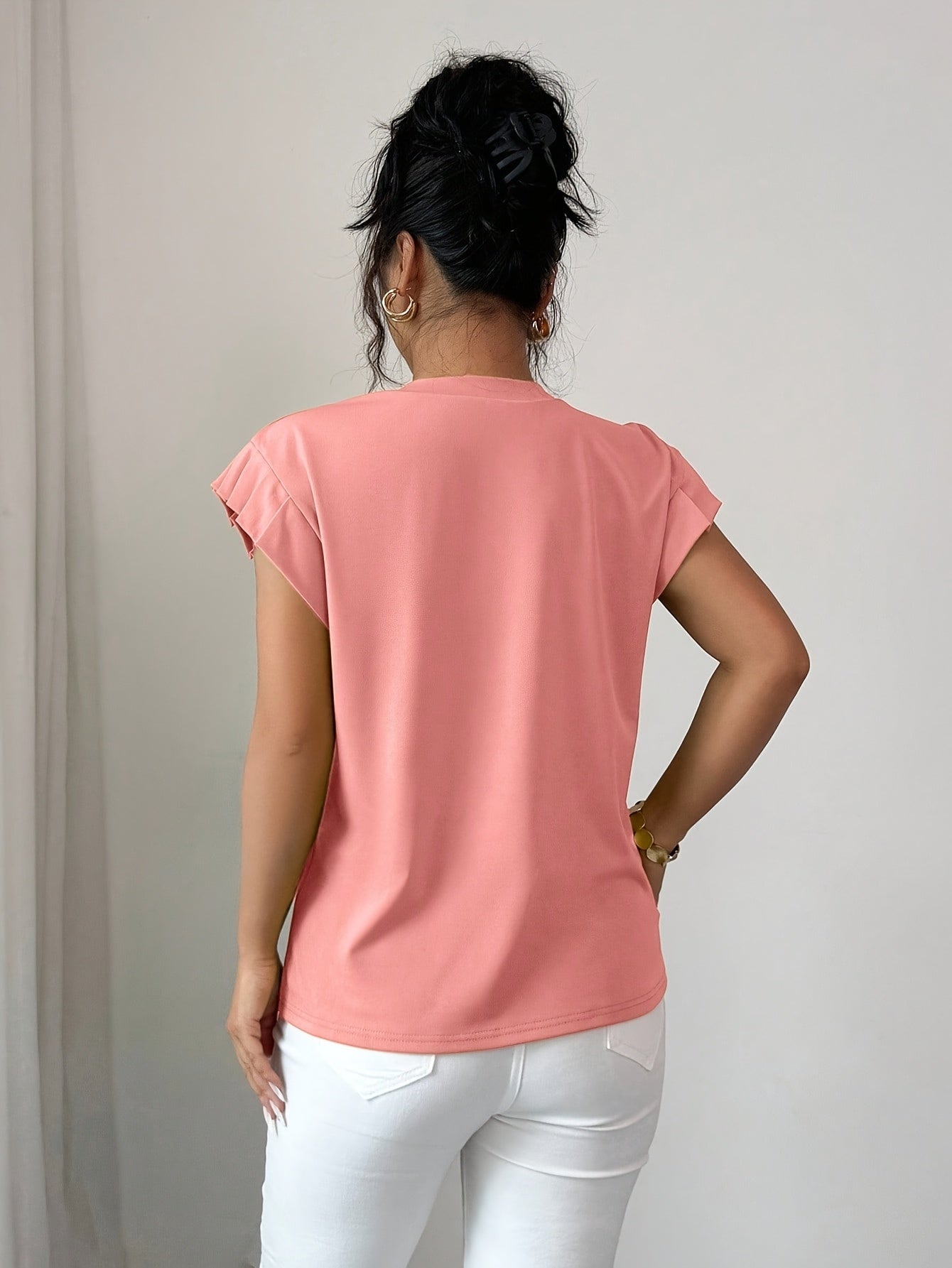 Cybelle | Mouwloze top met bloemenprint en contrasterende details voor dames - Casual, lichtgewicht zomert-shirt