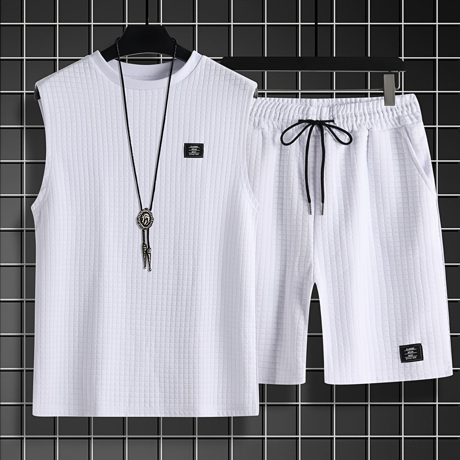 Zorren | Casual 2-delige Set – Mouwloos Vest & Short Set, Zomer Sportieve Matchende Outfit