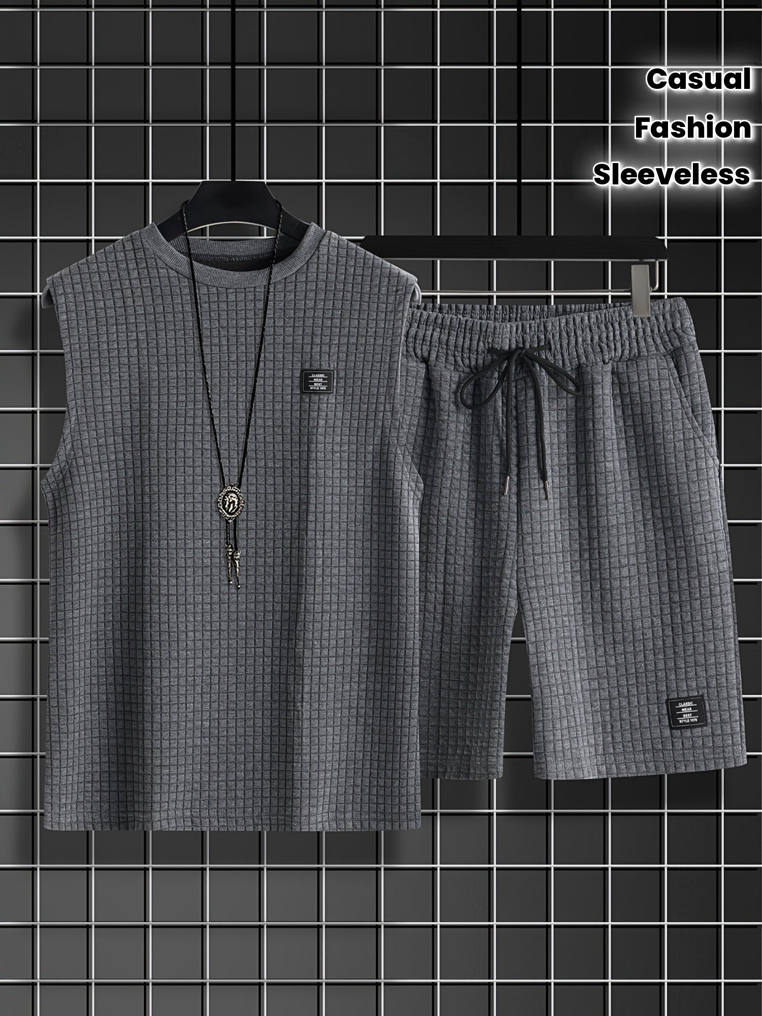 Zorren | Casual 2-delige Set – Mouwloos Vest & Short Set, Zomer Sportieve Matchende Outfit