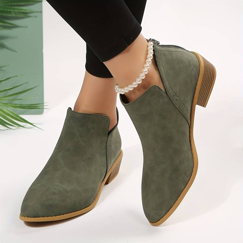 StepLuxe | Bottines en daim pour femme – Des chaussures chics pour tous les jours