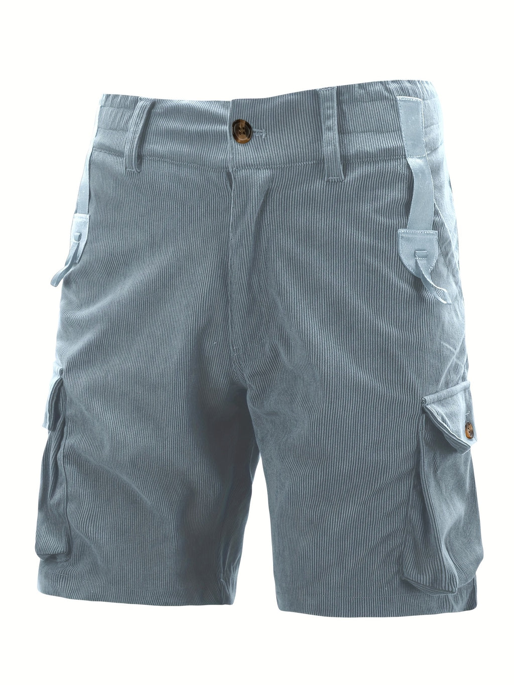 Velion | Herenoverall van corduroy met 3D-weefpatroon – casual broek, ritssluiting