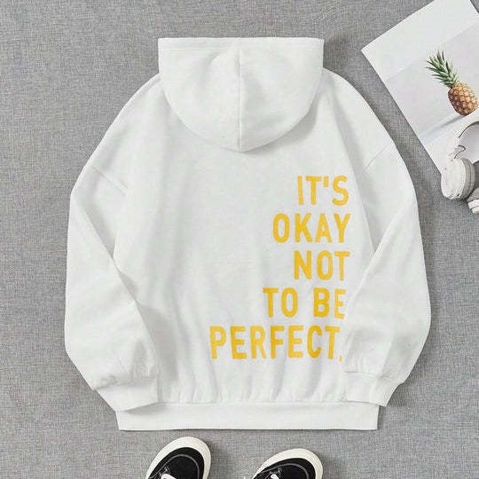 Isaelle | Damen-Hoodie mit Buchstabenprint – Lässiges Langarm-Sweatshirt für jeden Tag 
